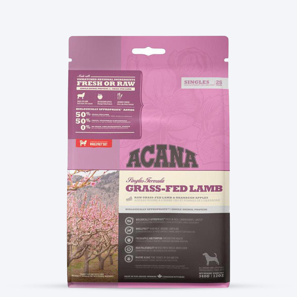 Acana Grass-Fed Lamb Dry Dog Food (All Breeds & Ages)
